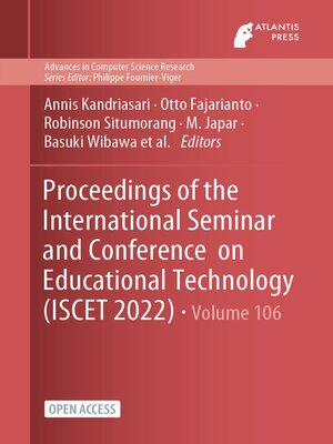 cover image of Proceedings of the International Seminar and Conference on Educational Technology (ISCET 2022)